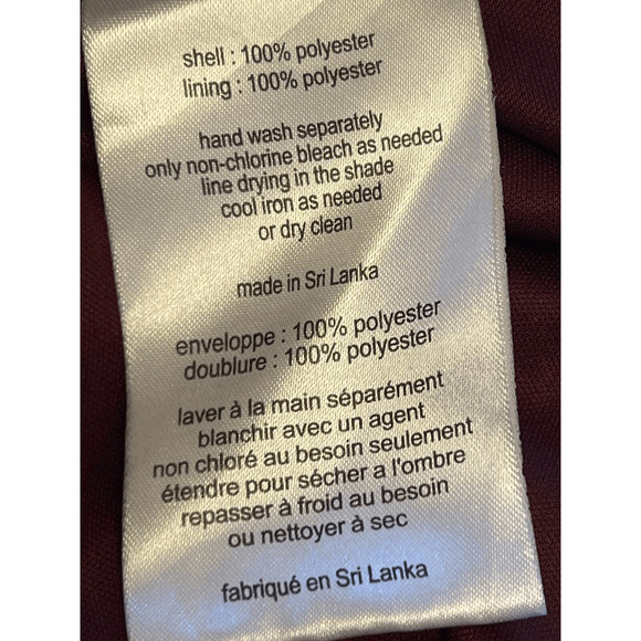 Celebrate DB Studio Full Length Bridesmaid Dress Wine Size 8 Prom Wedding - Picture 14 of 14